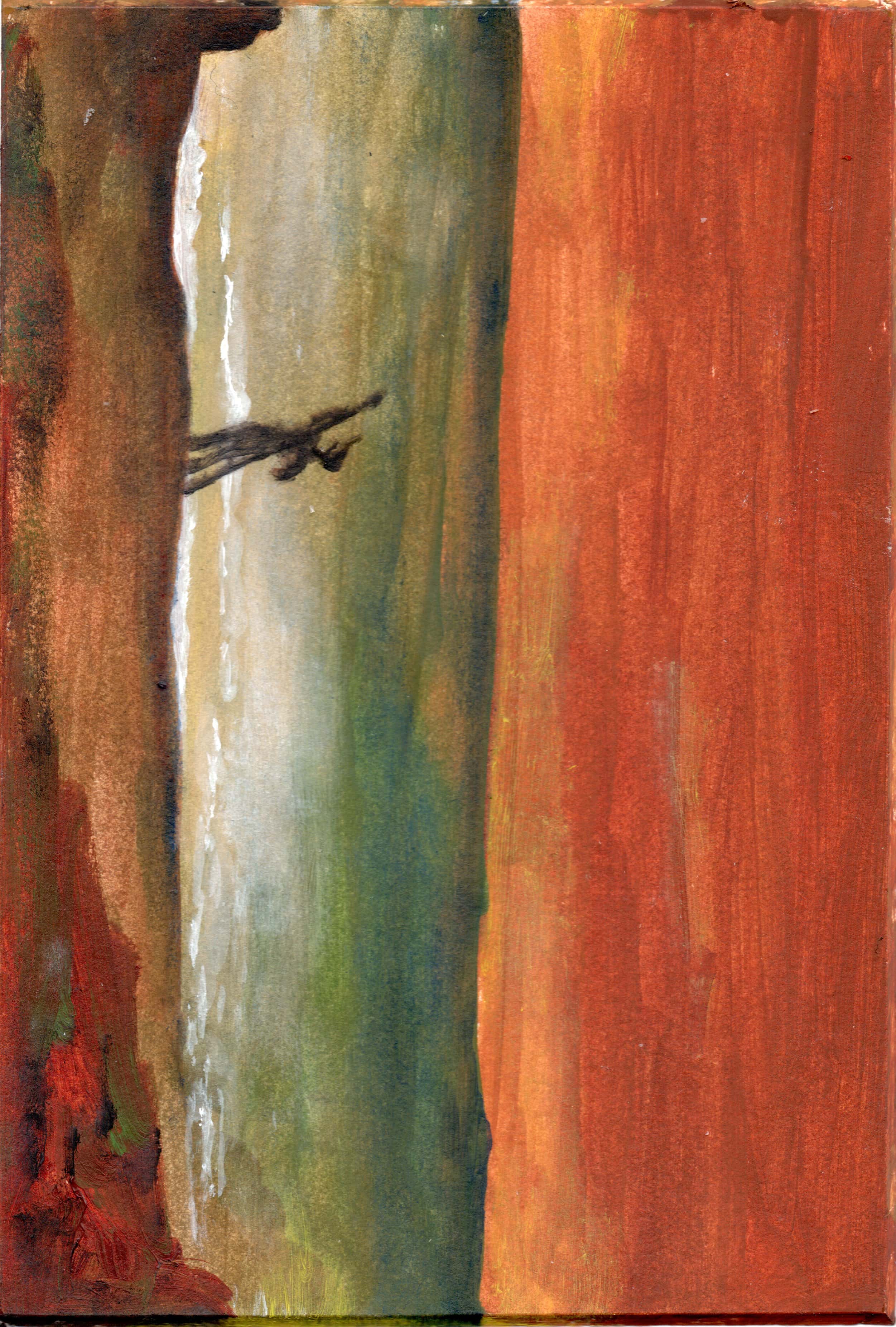 Acryl und Öl auf Pappe