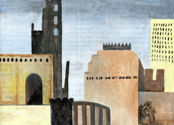 Aeneas trägt und rettet aus Not